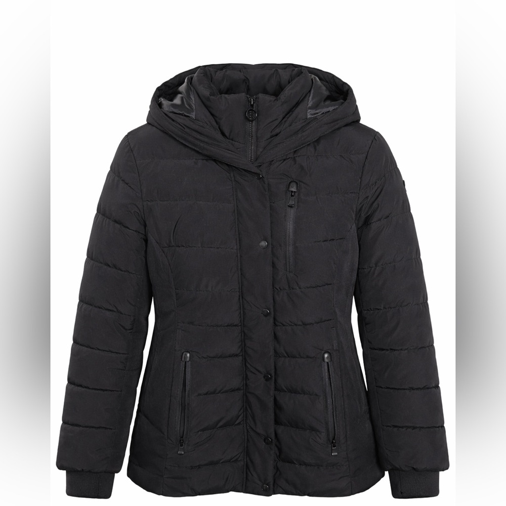 Black Quilted Puffer Jacket